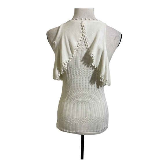 Jonathan Simkhai womens knit top. Modal cotton. Sleeveless. Cream color Small - Picture 6 of 12